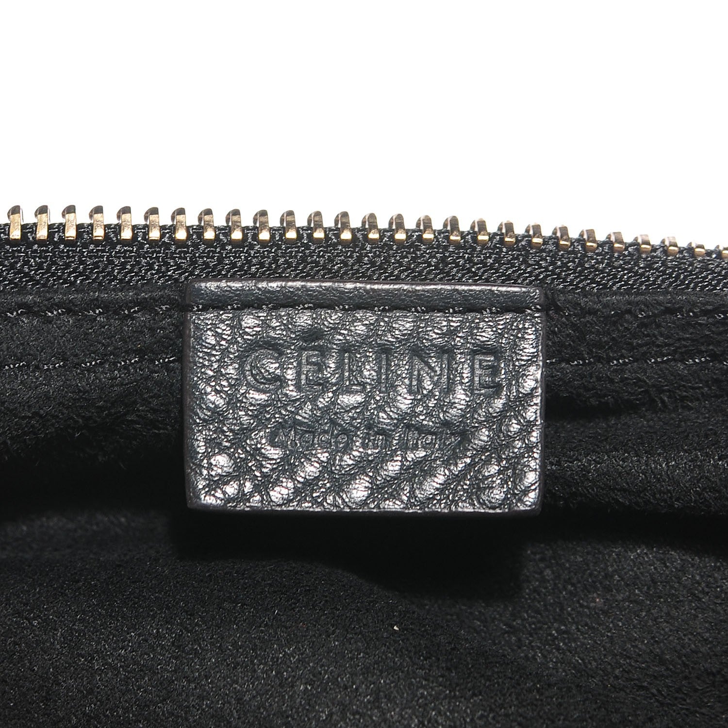 Celine Pebbled Calfskin Micro Luggage Anthracite 7 of 9