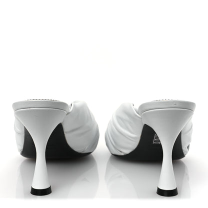 Balenciaga Smooth Nappa Drapy 80mm Sandals 38 White 6 of 13