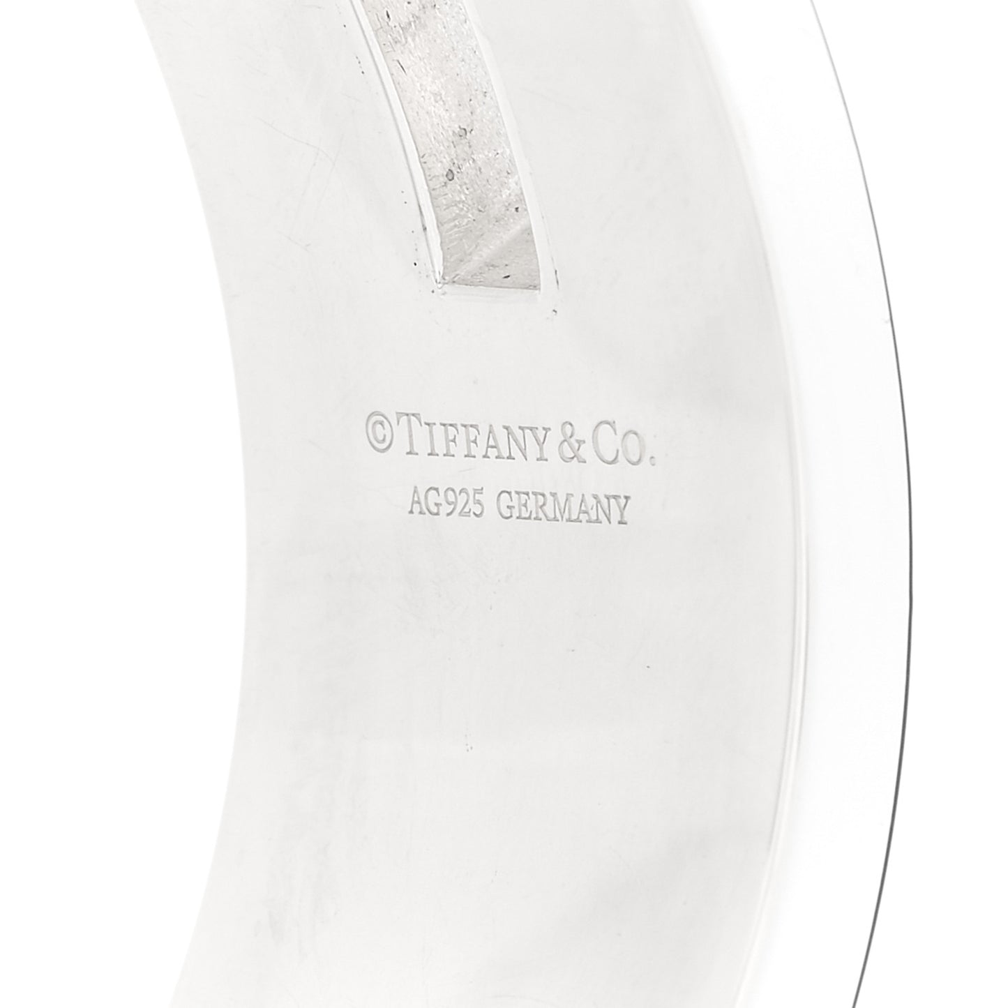 Sterling Silver T Cutout Cuff Bracelet