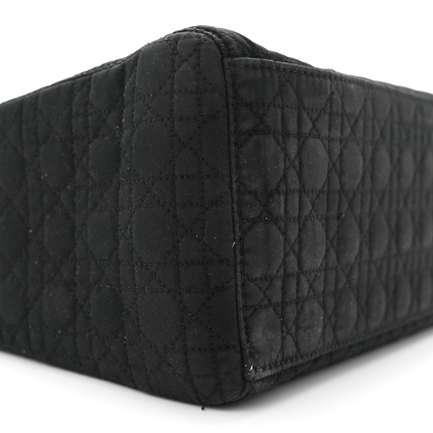 Christian Dior Nylon Cannage Medium Lady Dior Black 9 of 11
