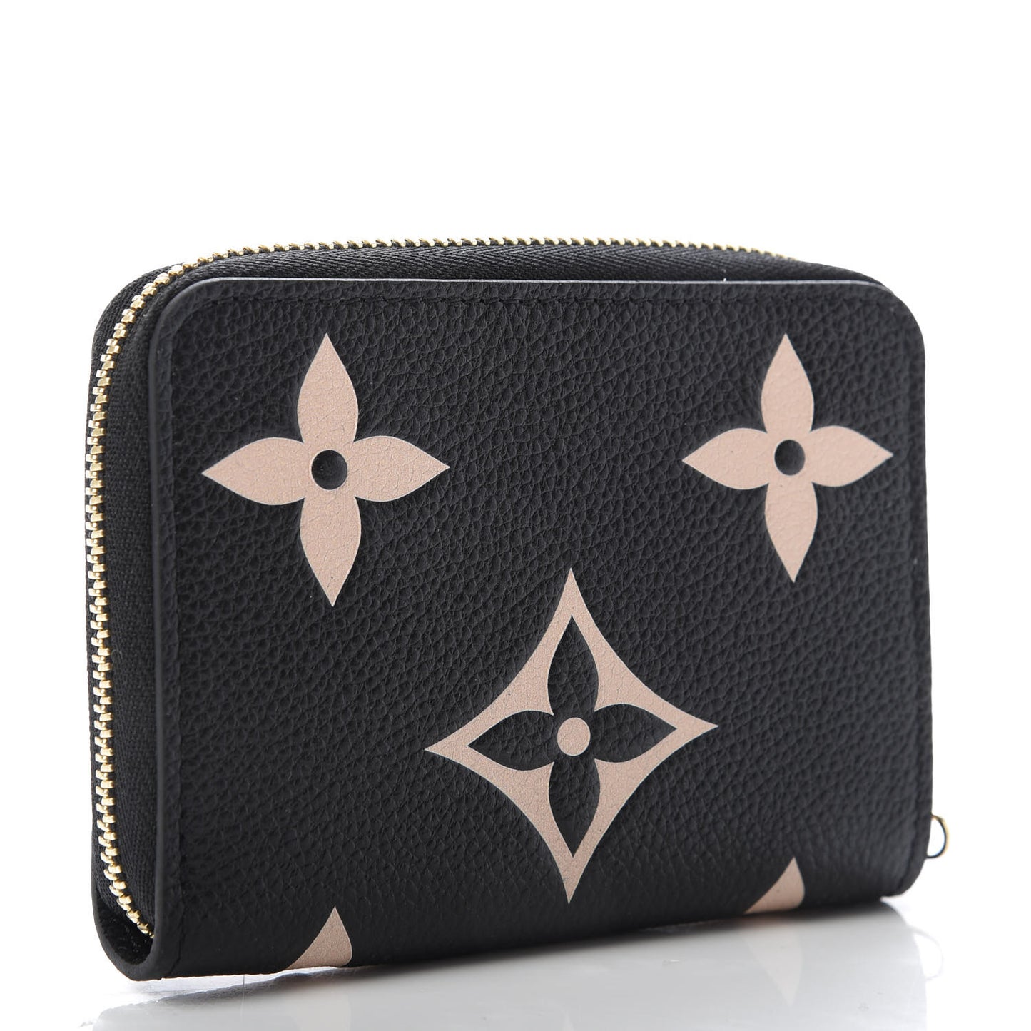 Empreinte Monogram Giant Zippy Coin Purse Black Beige