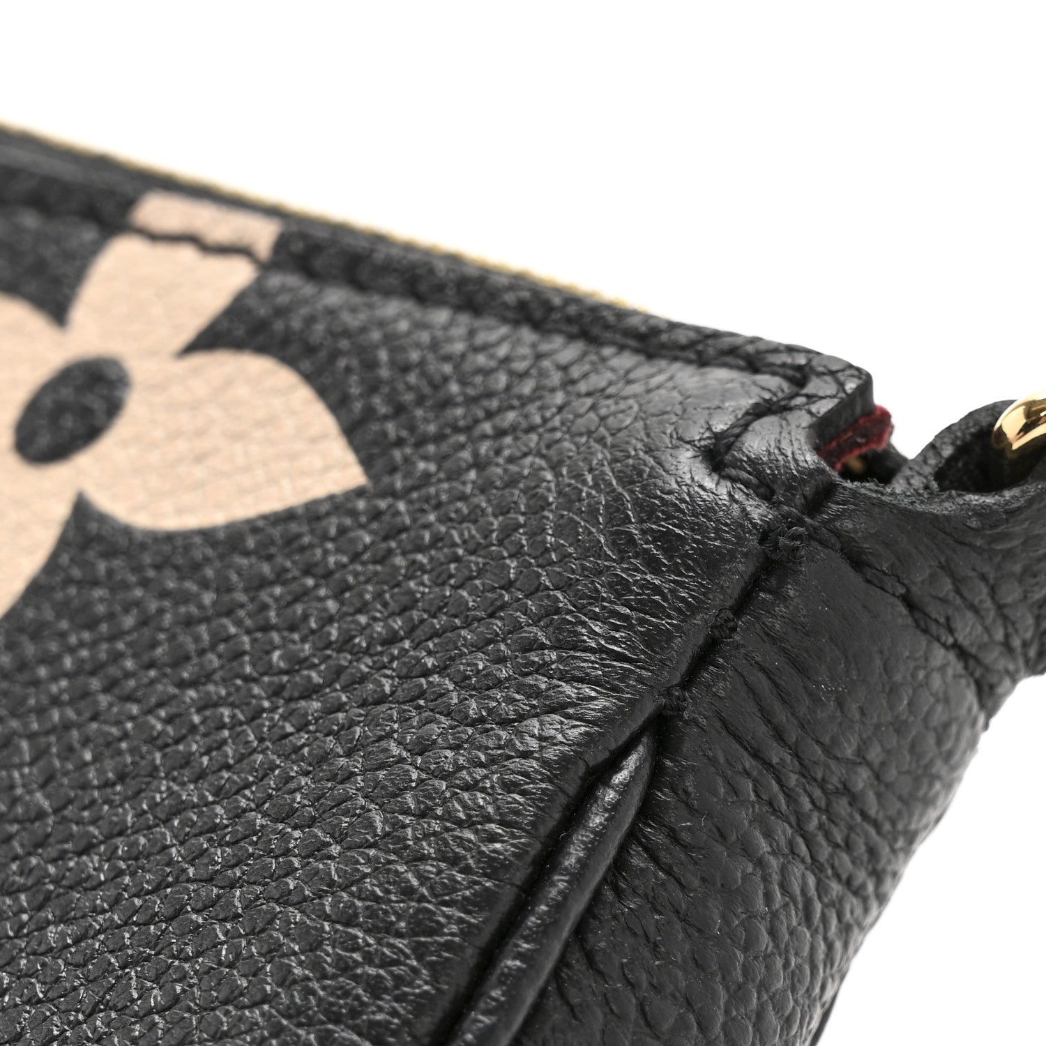 Louis Vuitton Empreinte Monogram Giant Multi Pochette Accessories Mini Pochette Black Beige 9 of 10