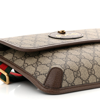 Gucci GG Supreme Monogram Neo Vintage Web Belt Bag Brown 9 of 10