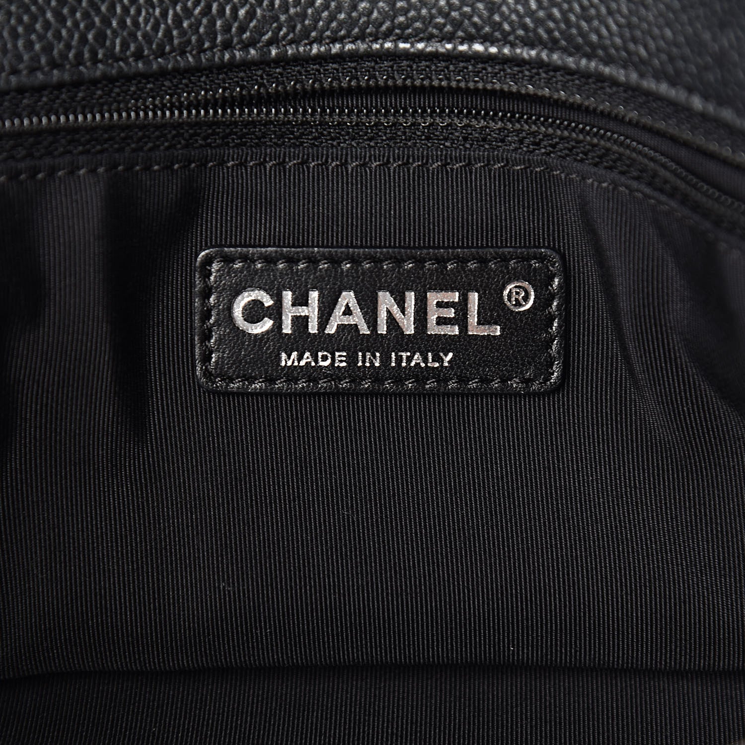 Chanel Caviar CC Shoulder Bag Black 6 of 10