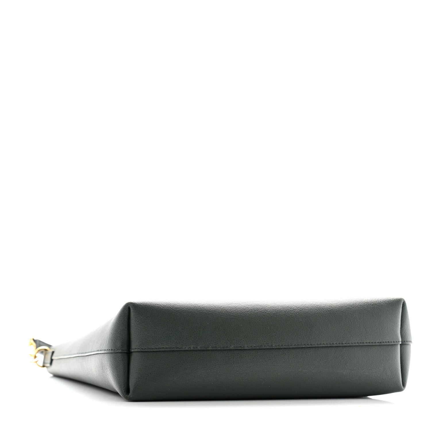 Saint Laurent Calfskin Toy Shopping Tote Vert Fonce 4 of 12