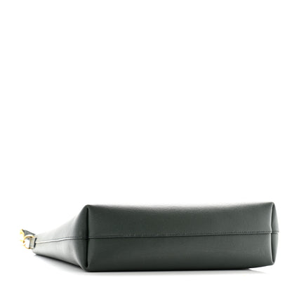 Saint Laurent Calfskin Toy Shopping Tote Vert Fonce 4 of 12