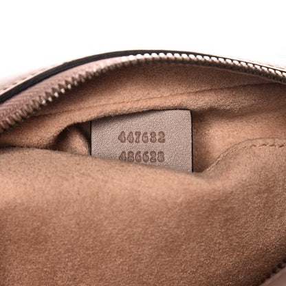 Gucci Calfskin Matelasse Small GG Marmont Chain Shoulder Bag Porcelain Rose 7 of 7
