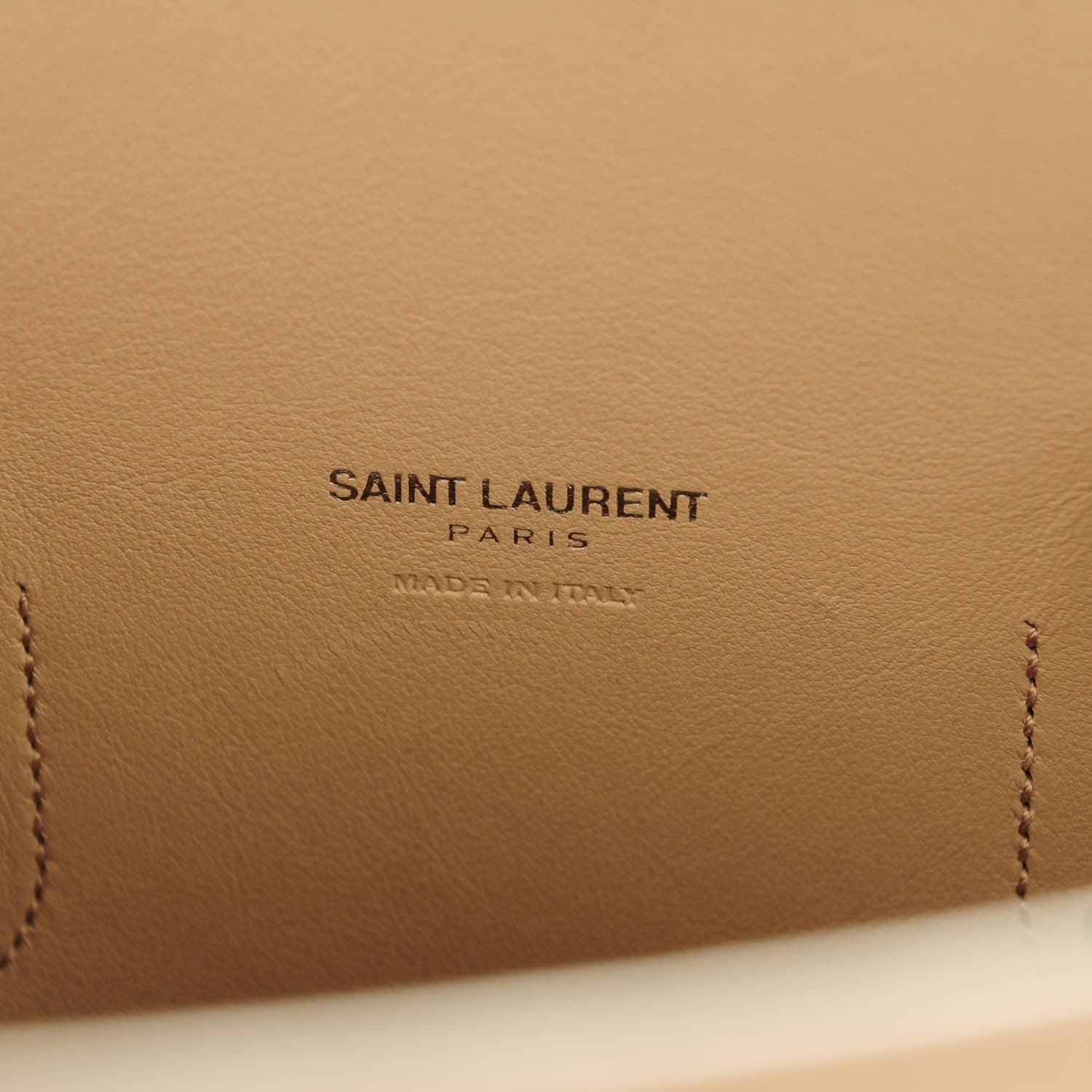 Saint Laurent Grained Calfskin Small Sac De Jour Dark Beige 6 of 7
