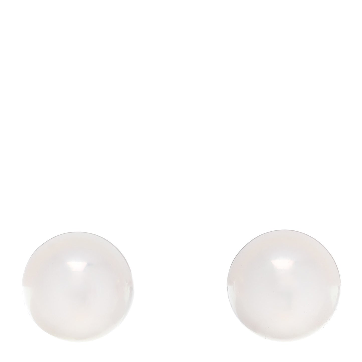 18K White Gold Akoya Cultured Pearl 7-7.5mm Earrings