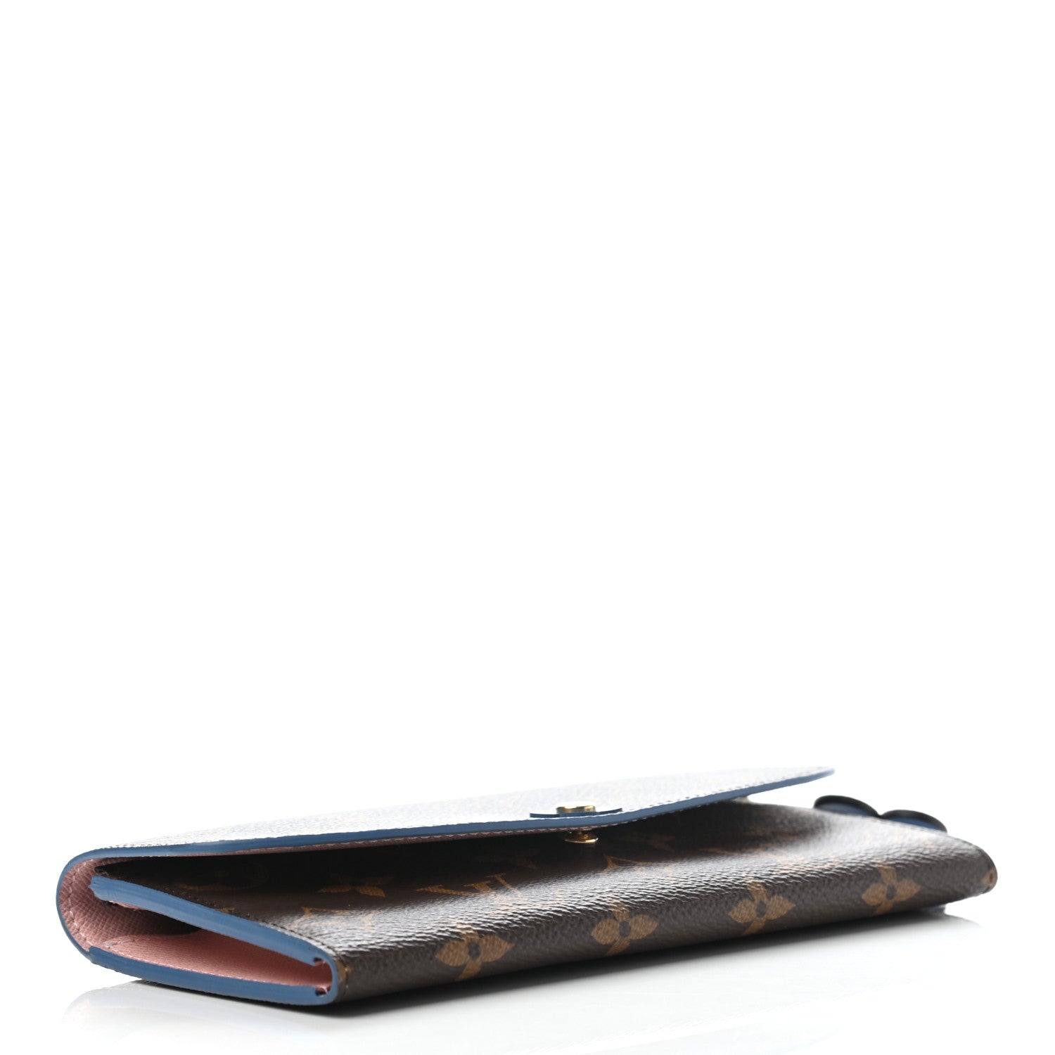 Louis Vuitton Monogram Bloom Flower Emilie Wallet Blue Jean 4 of 7