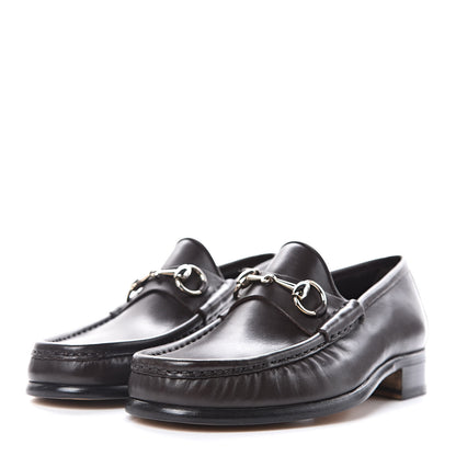 Gucci Calfskin Mens 1953 Horsebit Loafers 5.5 Marrone 3 of 8