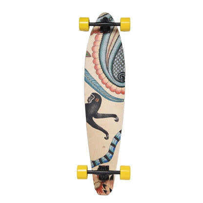Hermes Wood Savana Dance Long Board Skateboard 3 of 9