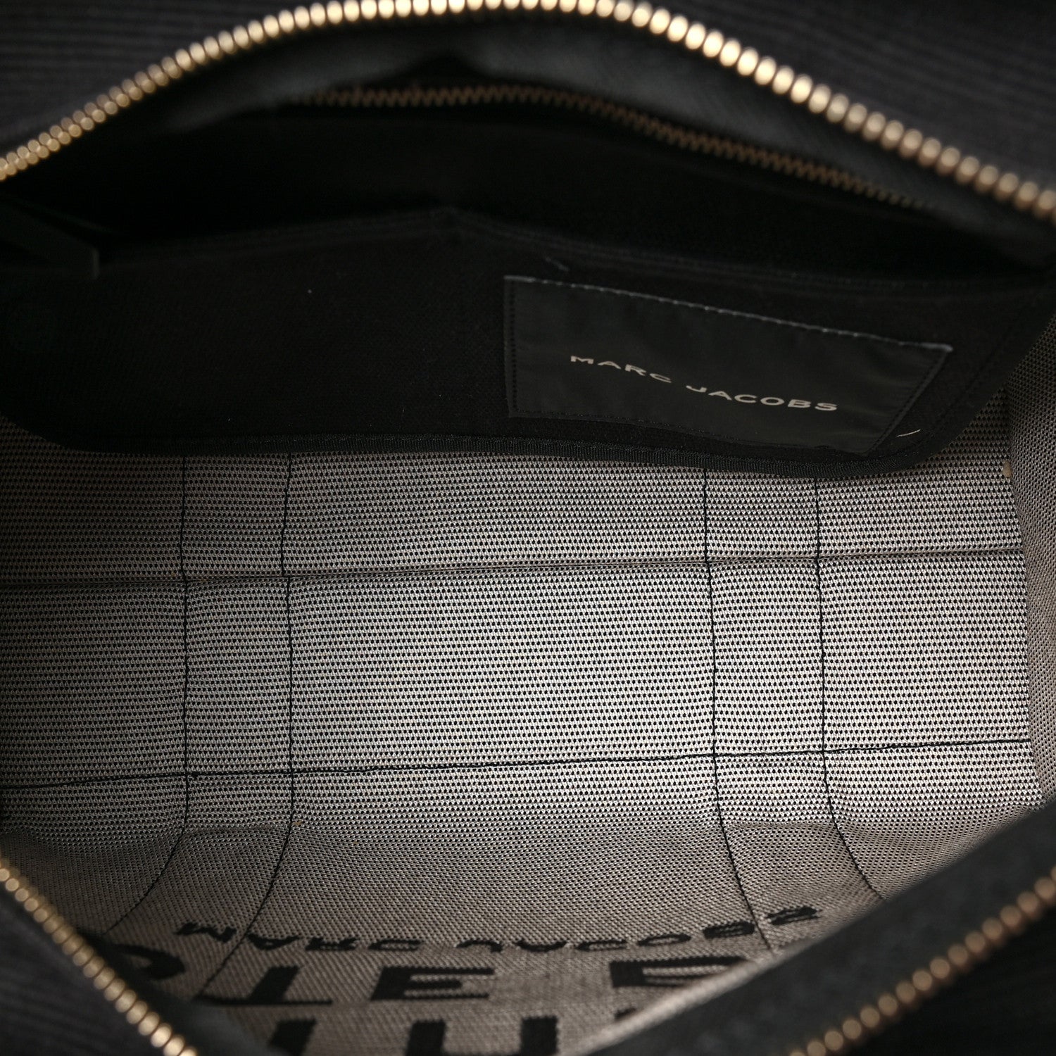Marc Jacobs Jacquard Medium The Traveler Tote Bag Black 5 of 9
