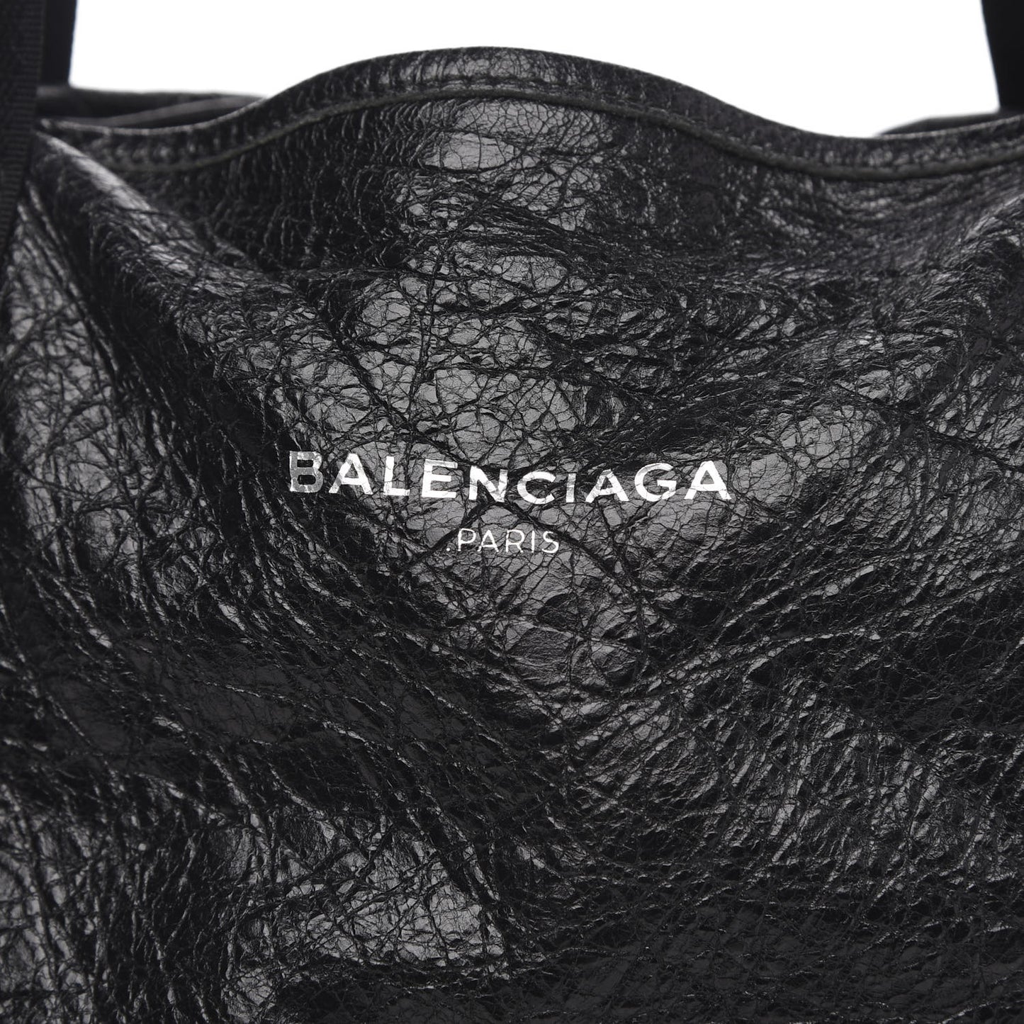 Agneau S Navy Cabas Black