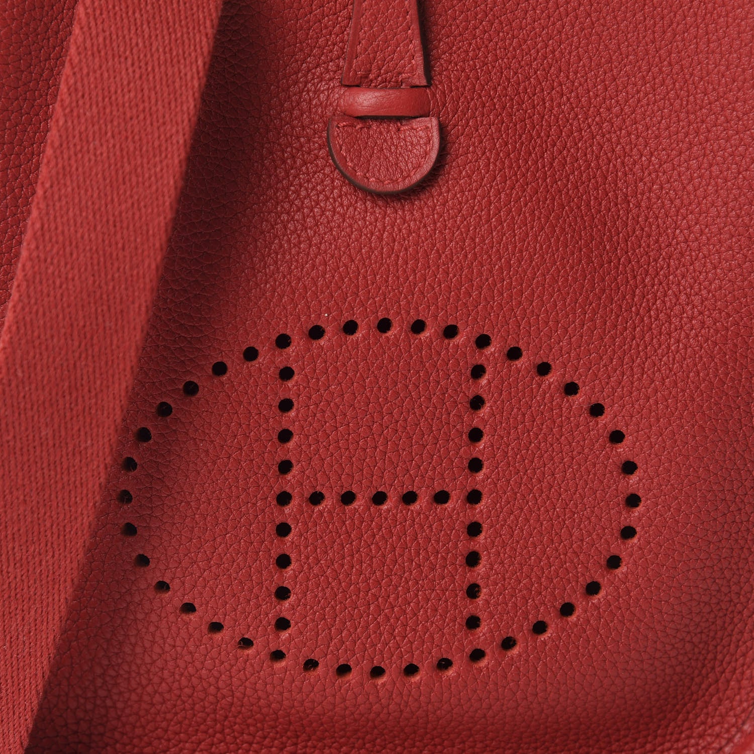 Hermes Taurillon Maurice Evelyne TPM Rouge Piment 10 of 11