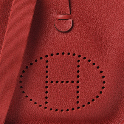 Hermes Taurillon Maurice Evelyne TPM Rouge Piment 10 of 11