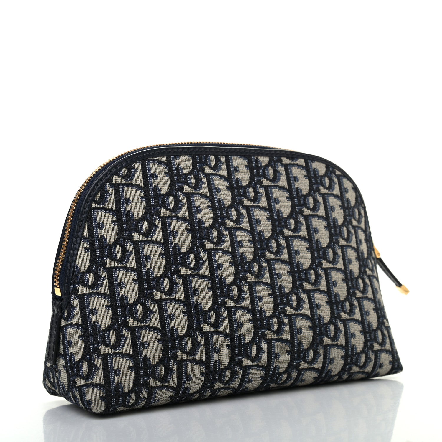 Christian Dior Oblique 30 Montaigne Cosmetic Pouch Blue 2 of 6