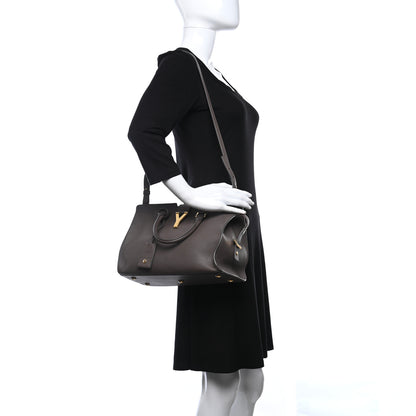 Saint Laurent Calfskin Small Classic Y Cabas Gray 2 of 14