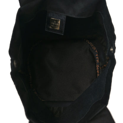 Fendi FF Canvas Bucket Bag Black 5 of 10