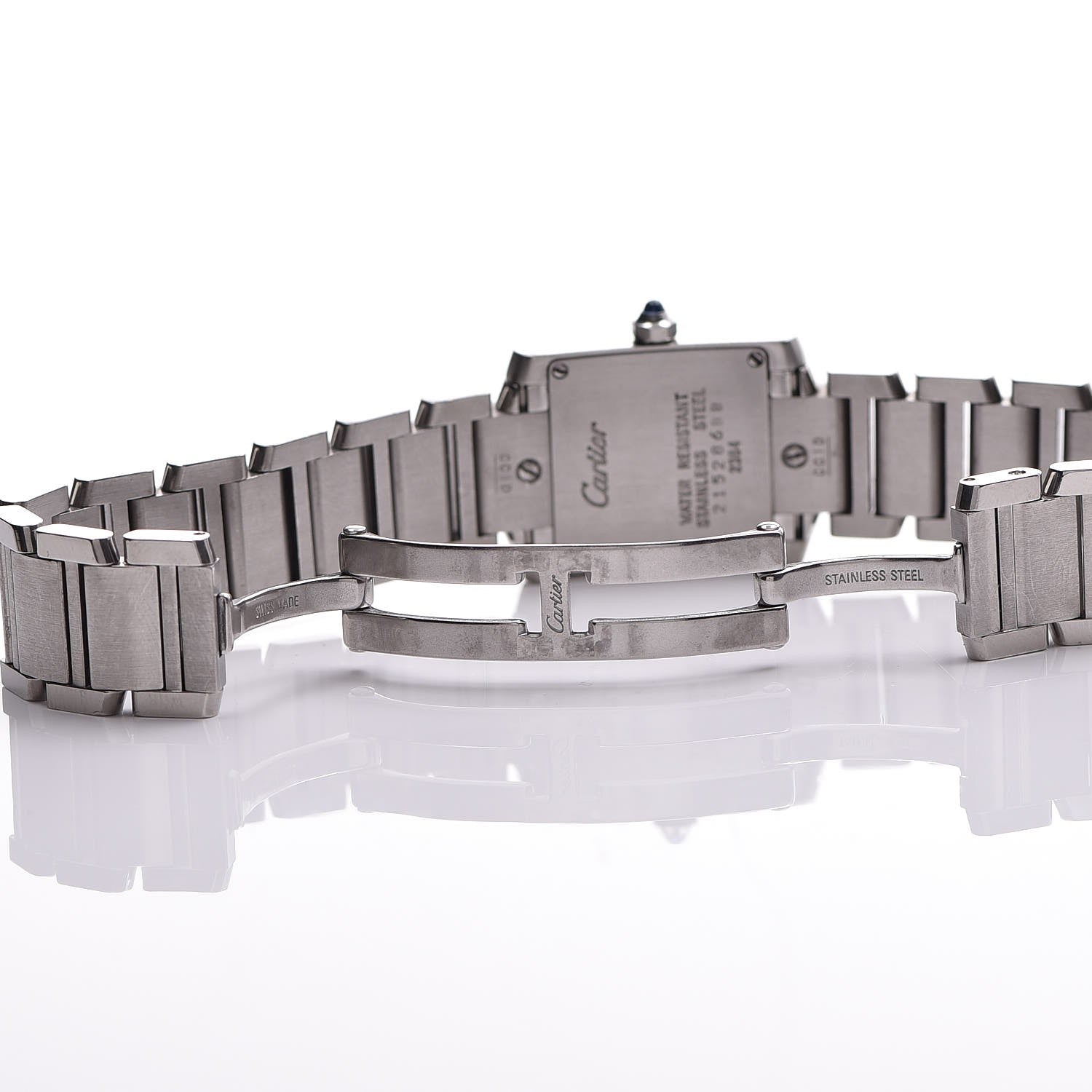 Cartier Stainless Steel 20mm Tank Francaise Quartz Watch 6 of 9