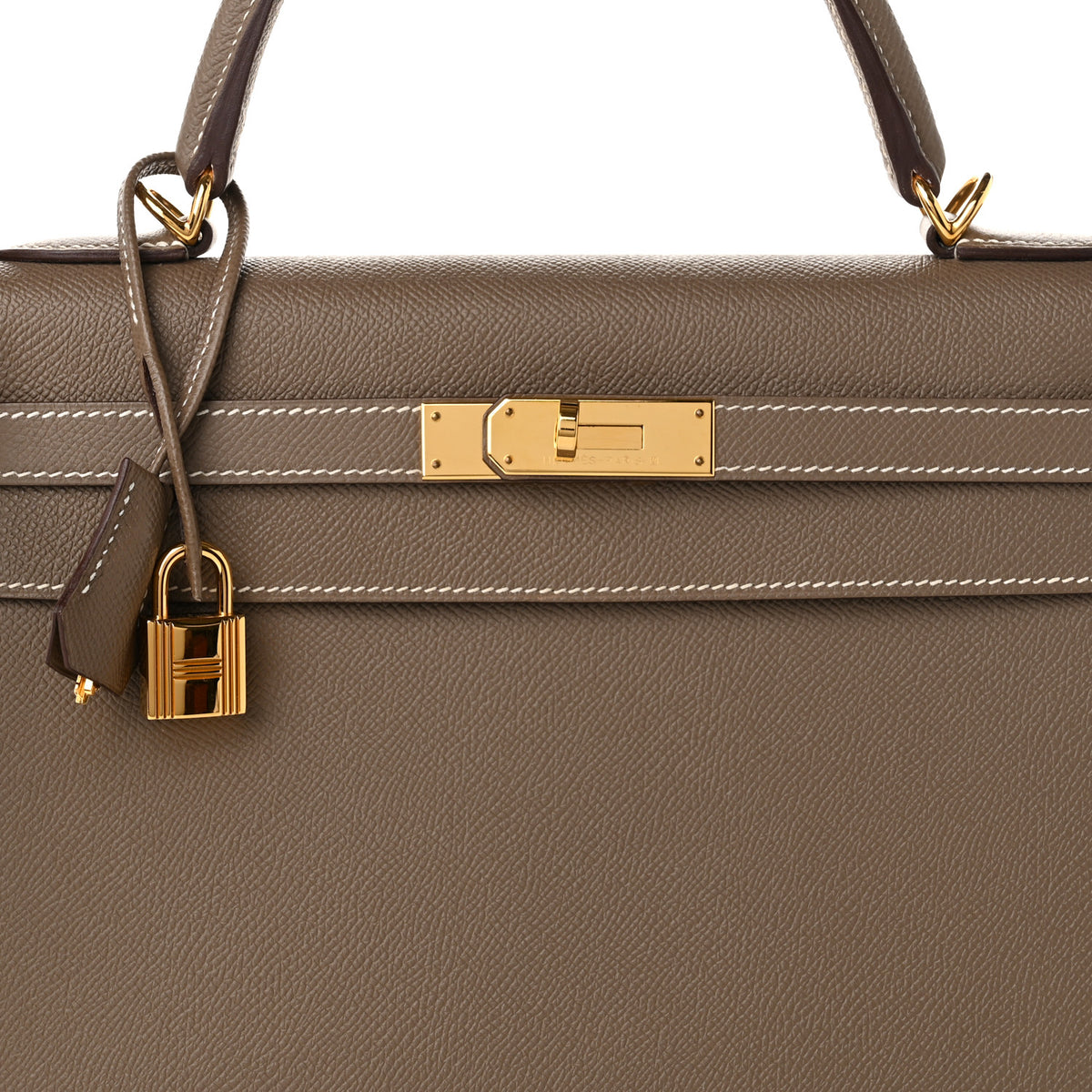 Hermes Epsom Kelly Sellier 32 Etoupe 8 of 11