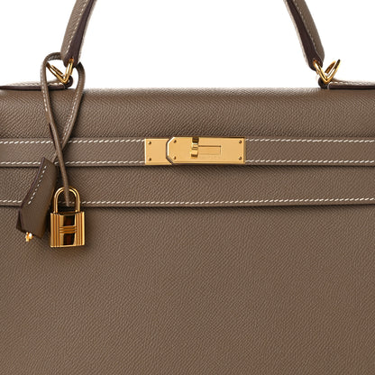 Hermes Epsom Kelly Sellier 32 Etoupe 8 of 11