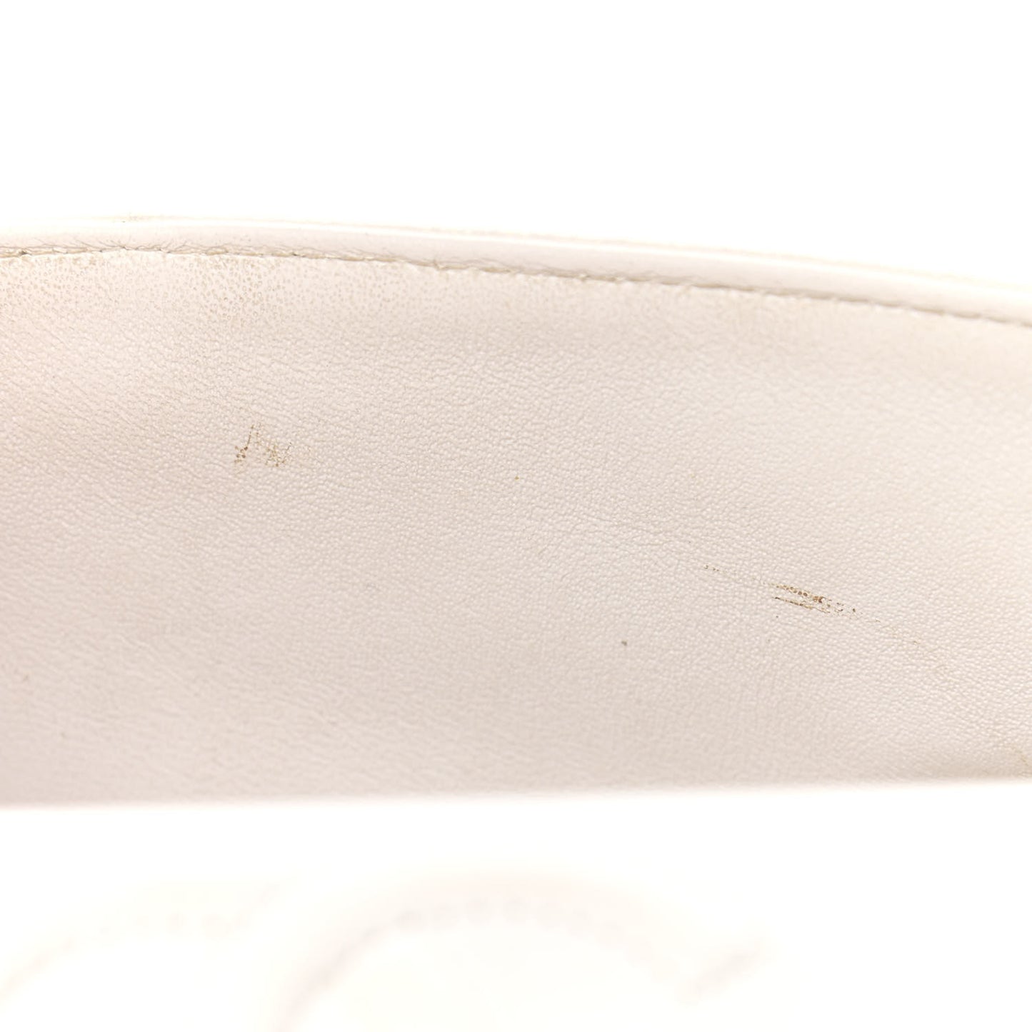 Caviar Quilted Small Double Flap White