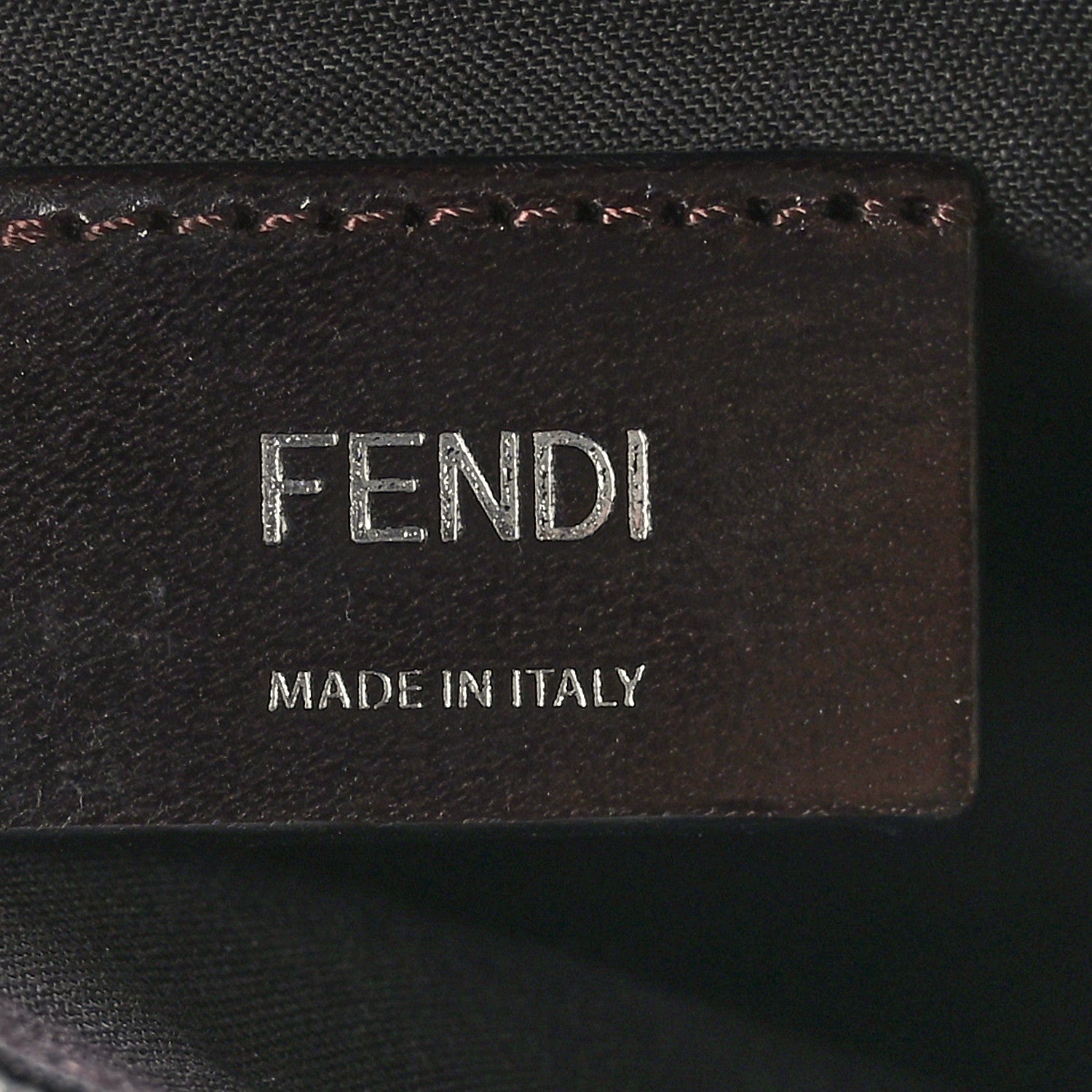 Fendi Cuoio Romano Logo Tote Black 6 of 10