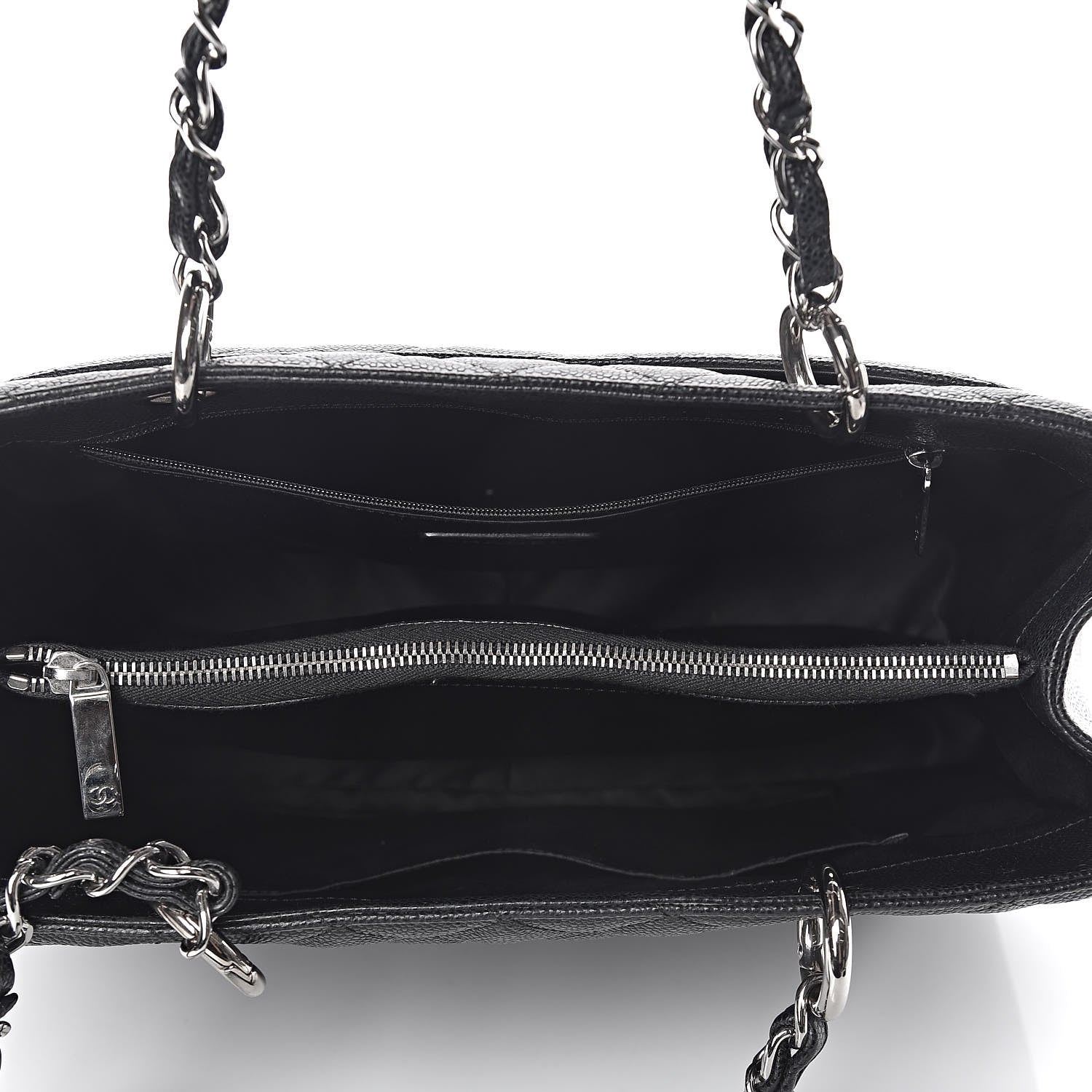 Chanel Caviar Quilted Grand Shopping Tote GST Black 5 of 14