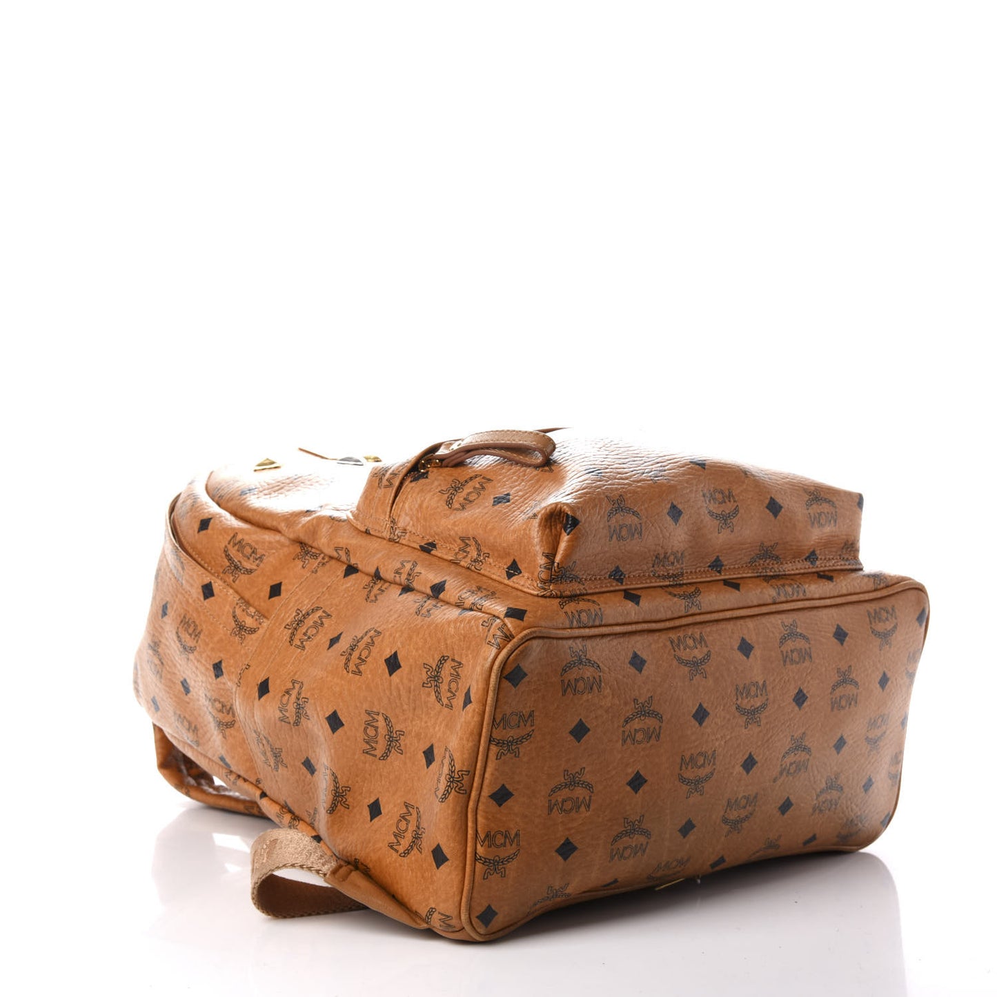 Visetos Medium Sprinkle Stud Stark Backpack Cognac