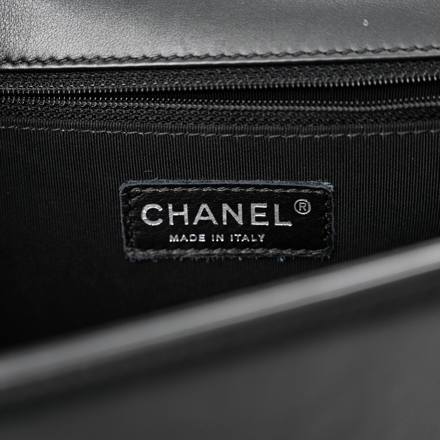 Chanel Calfskin Quilted Large Boy Flap Black 6 of 11