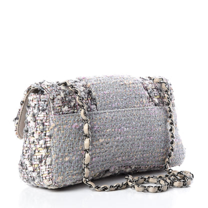 Chanel Tweed Medium Fantasy Flap Grey 3 of 11