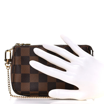 Louis Vuitton Damier Ebene Mini Pochette Accessories 3 of 11