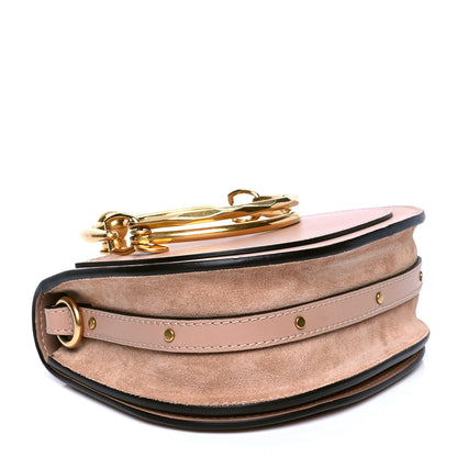 Chloe Calfskin Suede Small Nile Bracelet Bag Biscotti Beige 3 of 4