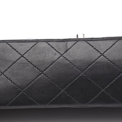Chanel Lambskin Quilted Medium Double Flap Black 11 of 16