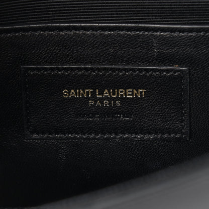 Saint Laurent Grain De Poudre Small Monogram Kate Satchel Black 5 of 10