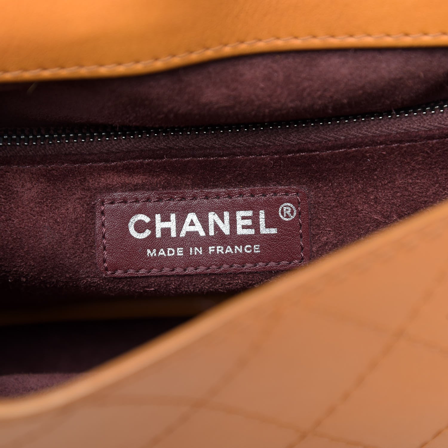 Chanel Calfskin Stitched Medium CC Sellier Flap Beige 7 of 16