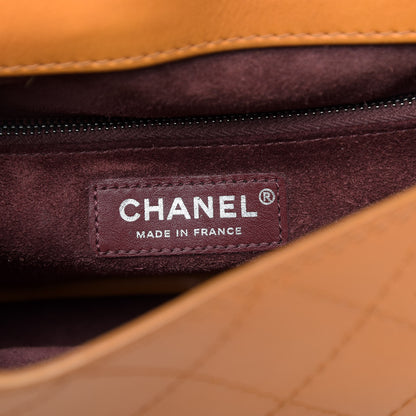 Chanel Calfskin Stitched Medium CC Sellier Flap Beige 7 of 16