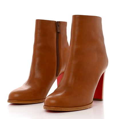Christian Louboutin Calfskin Adox 85 Ankle Boots 39 Caramel 3 of 10
