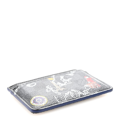 Louis Vuitton Damier Graphite World Map Porte Cartes Simple 4 of 7