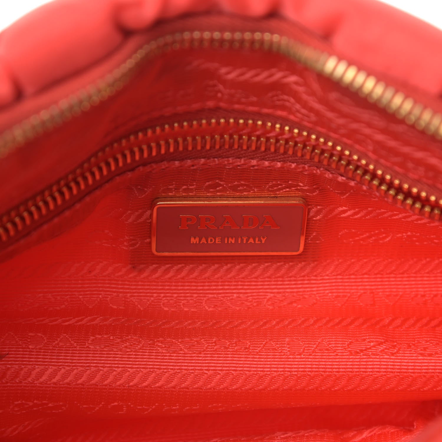 Prada Tessuto Nylon Quilted Shoulder Bag Pink 6 of 12