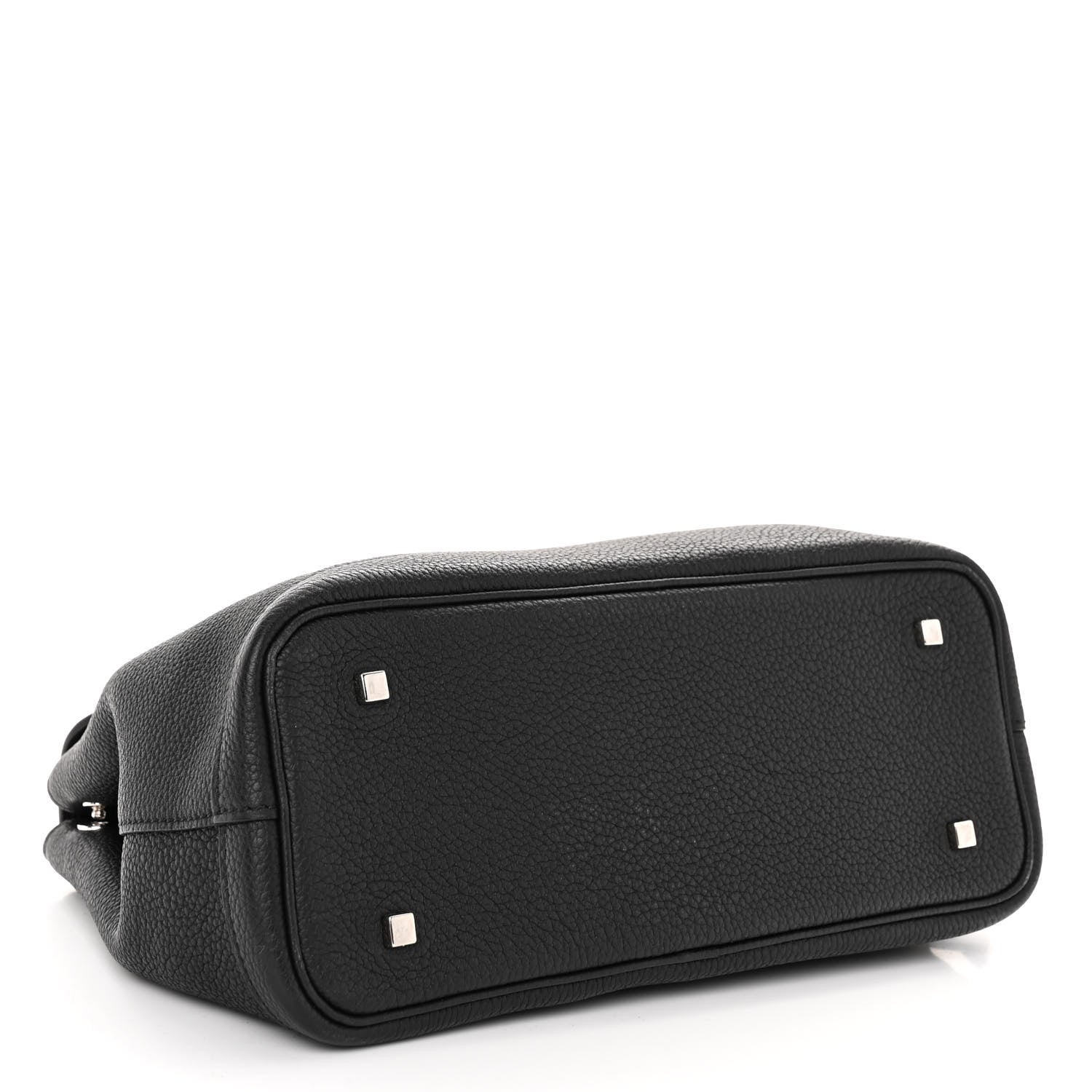 Moynat Taurillon Blush Calfskin Gabby PM Black 4 of 9