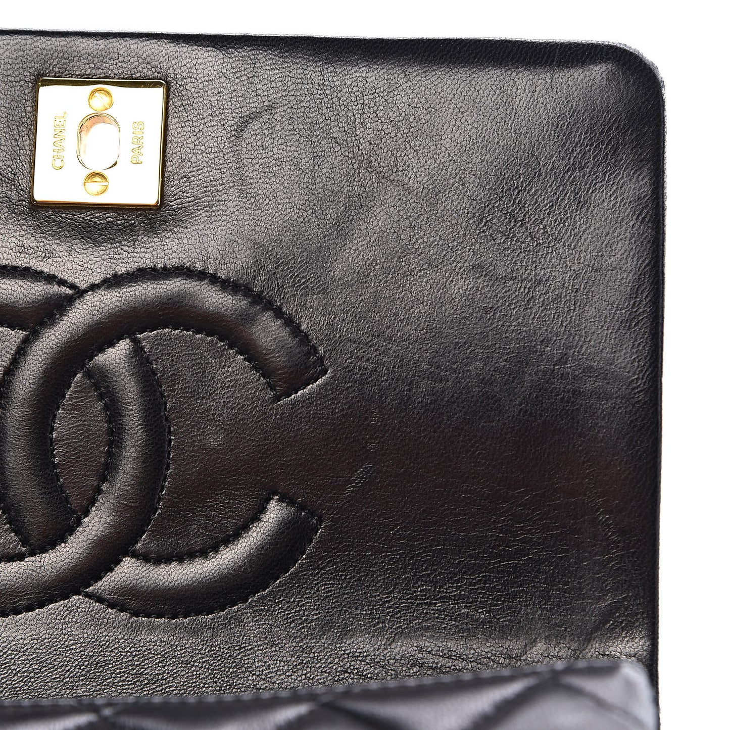Lambskin Quilted Small Single Flap Bag Black