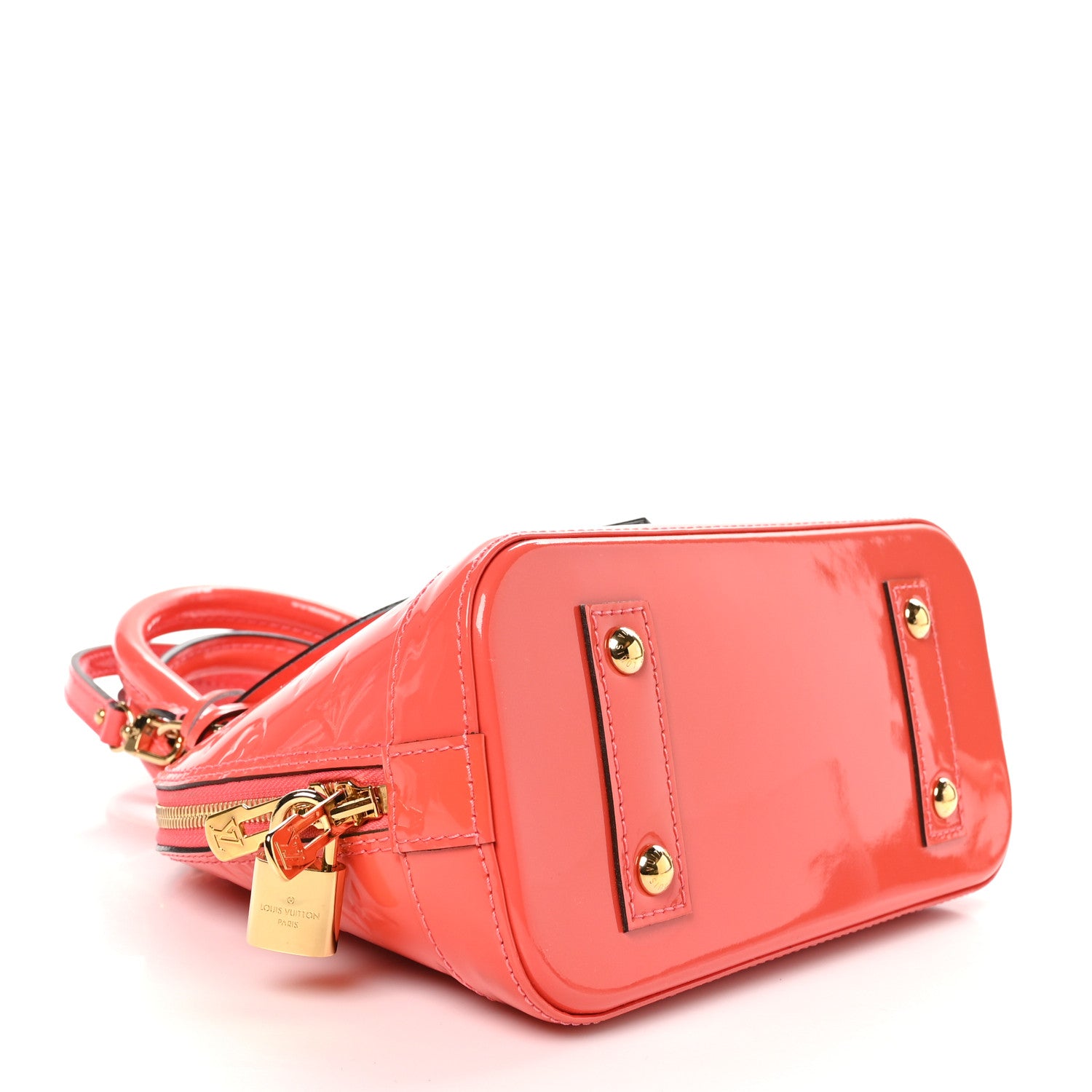 Louis Vuitton Vernis Alma BB Rose Litchi 4 of 9