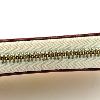 Louis Vuitton Monogram Multicolor Zippy Coin Purse Wallet White Litchi 7 of 7