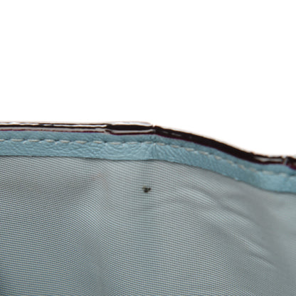 Christian Dior Bullcalf Diorissimo Medium Envelope Wallet Grey Blue 8 of 8