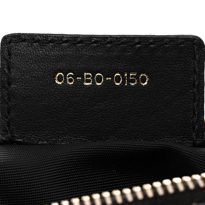 Christian Dior Lambskin Cannage 2 Dior Zip Top Satchel Black 7 of 10