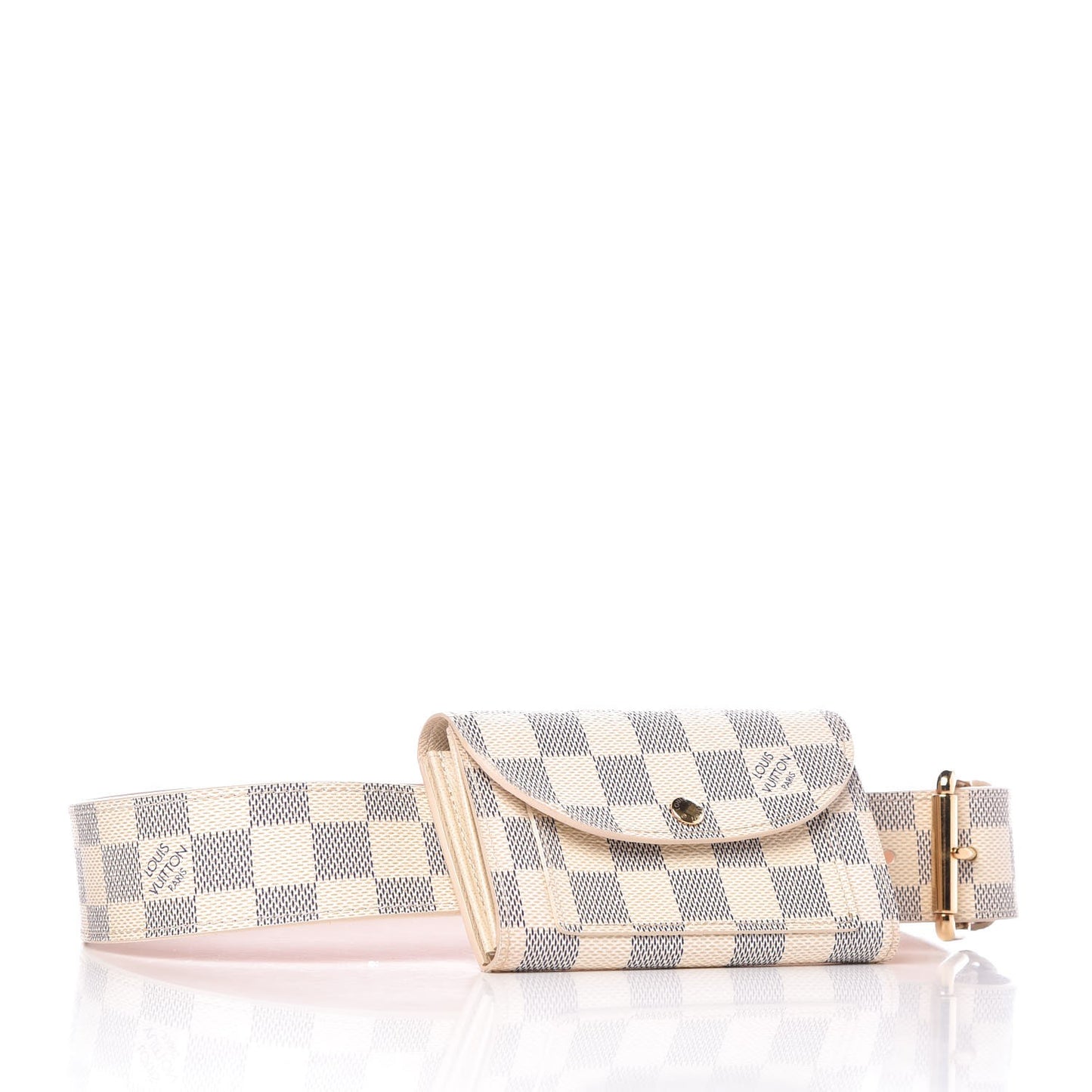 Damier Azur Pochette Solo Belt 80 32
