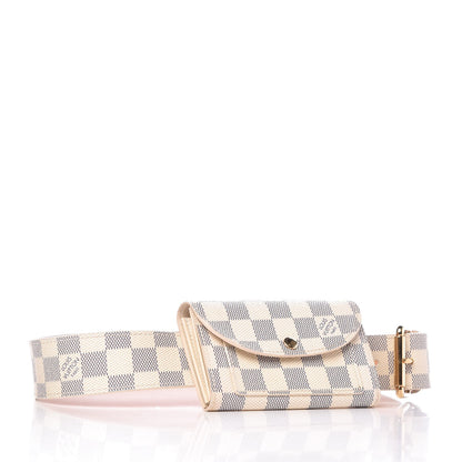 Louis Vuitton Damier Azur Pochette Solo Belt 80 32 2 of 13