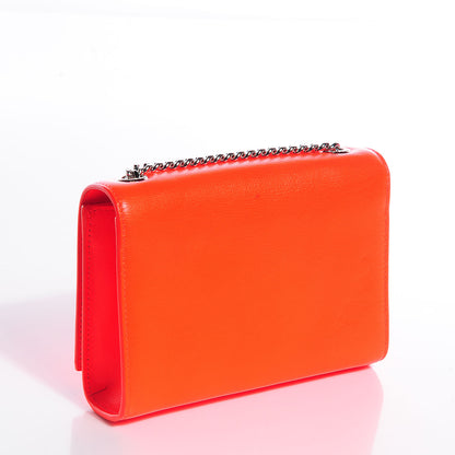 Saint Laurent Calfskin Monogram Small Kate Satchel Neon Orange 3 of 8